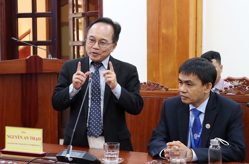 Ông Nguyễn An Thạo-Nhà sáng lập kiêm Giám đốc điều hành Công ty TORmemmong muốn được hợp tác với tỉnh Gia Lai trong nghiên cứu, chuyển giao công nghệ và xây dựng chuỗi giá trị liên quan đến bán dẫn, trí tuệ nhân tạo.