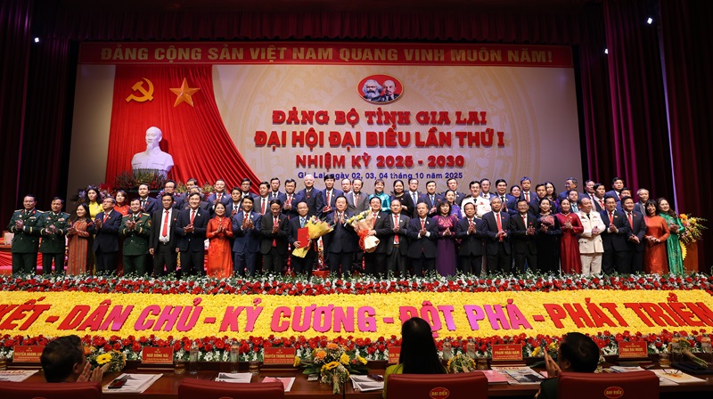 Ban Chấp hành Đảng bộ tỉnh Gia Lai ra mắt.