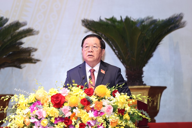 Trưởng ban Tuyên giáo và Dân vận Trung ương Nguyễn Trọng Nghĩa phát biểu chỉ đạo tại Đại hội.