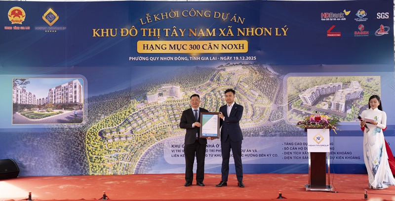 Tập đo&agrave;n Ng&acirc;n T&iacute;n nhận Giấy chứng nhận EDGE giai đoạn Thiết kế cho Dự &aacute;n Khu d&acirc;n cư 05.