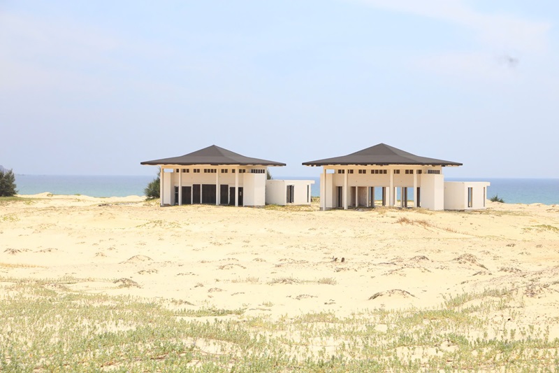 Hạng mục 2 căn biệt thự mẫu tại Dự án Phương Mai Bay resort.