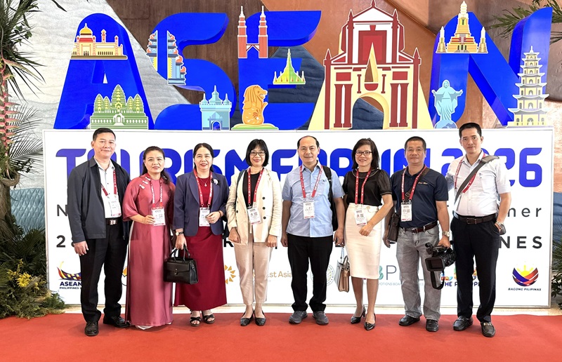 Đo&agrave;n c&ocirc;ng t&aacute;c tỉnh Gia Lai do b&agrave; Nguyễn Thị Thanh Lịch, Ph&oacute; chủ tịch UBND tỉnh l&agrave;m trưởng đo&agrave;n ATF 2026 v&agrave; Hội chợ Du lịch quốc tế Travex.