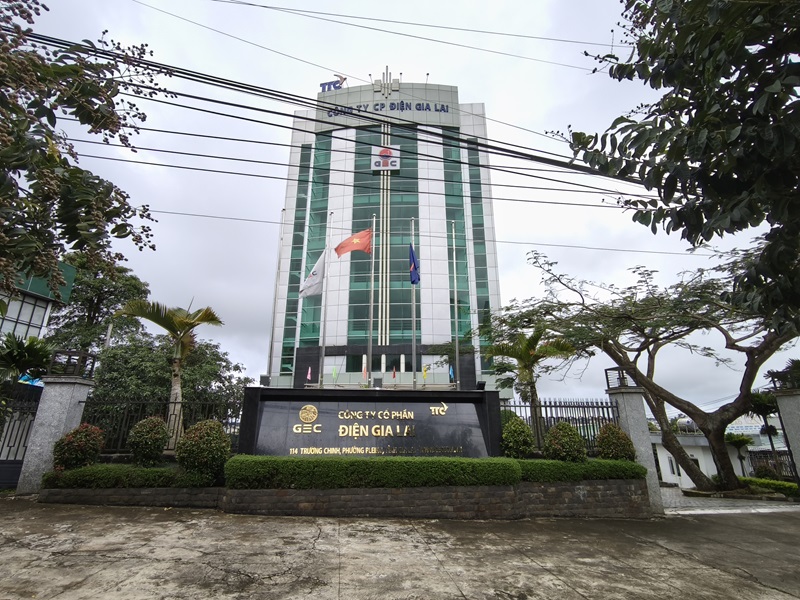 Trụ sở C&ocirc;ng ty cổ phần Điện Gia Lai tại phường Pleiku, tỉnh Gia Lai