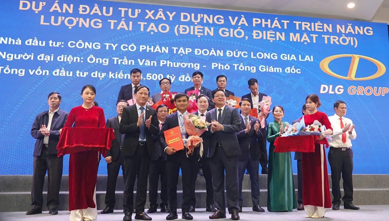 DLG đ&atilde; k&yacute; bi&ecirc;n bản ghi nhớ hợp t&aacute;c Dự &aacute;n năng lượng t&aacute;i tạo c&oacute; tổng vốn đầu tư dự kiến 4.500 tỷ đồng với UBND tỉnh Gia Lai.