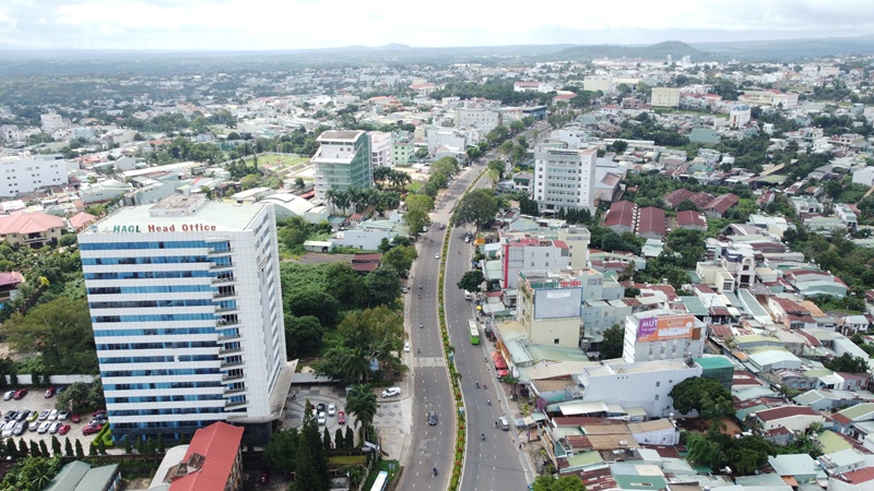 Trụ sở C&ocirc;ng ty cổ phần Ho&agrave;ng Anh Gia Lai tại số 15 đường Trường Chinh, phường Pleiku.