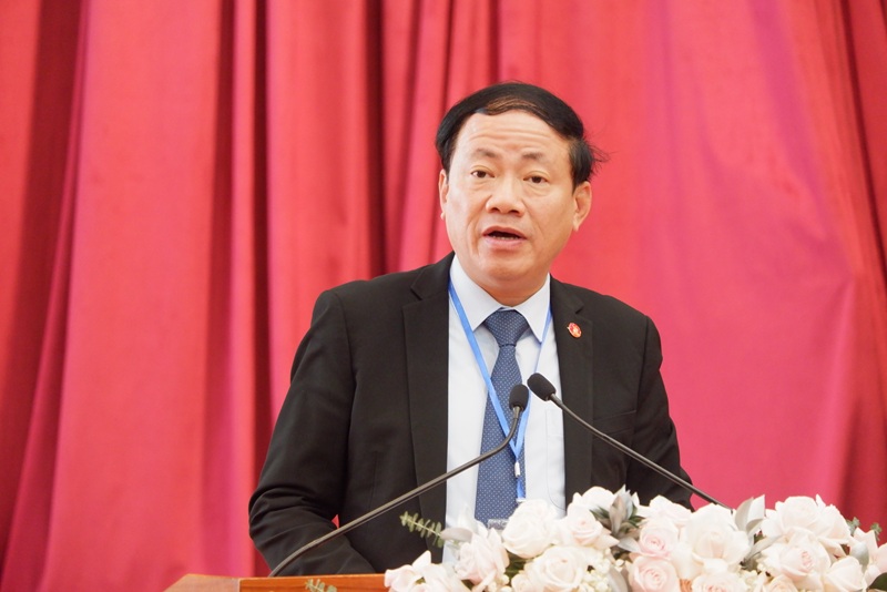 &Ocirc;ng Phạm Anh Tuấn, Chủ tịch UBND tỉnh Gia Lai th&ocirc;ng tin c&aacute;c đề xuất c&aacute;c địa phương Nam L&agrave;o.