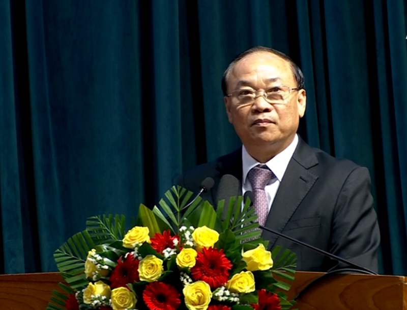 Ông Thái Đại Ngọc, Bí thư Tỉnh ủy Gia Lai nhiệm kỳ 2025 - 2030 phát biểu nhận nhiệm vụ.