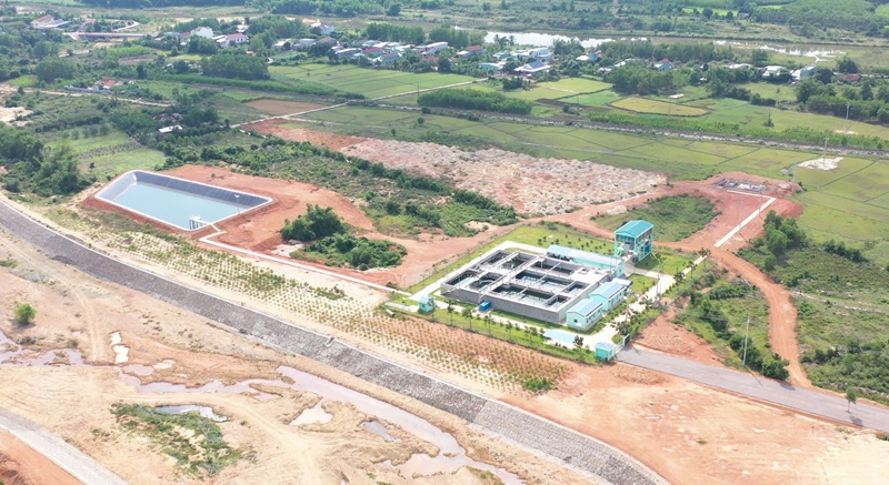 Hệ thống xử l&yacute; nước thải tại Khu c&ocirc;ng nghiệp