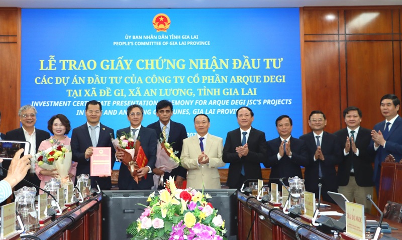 3 Dự án khu đô thị, dịch vụ du lịch nổi tại Đầm Đề Gi đang được gỡ vướng liên quan đến cơ cấu cổ đông của chủ đầu tư, do có sự tham gia của nhà đầu tư nước ngoài.