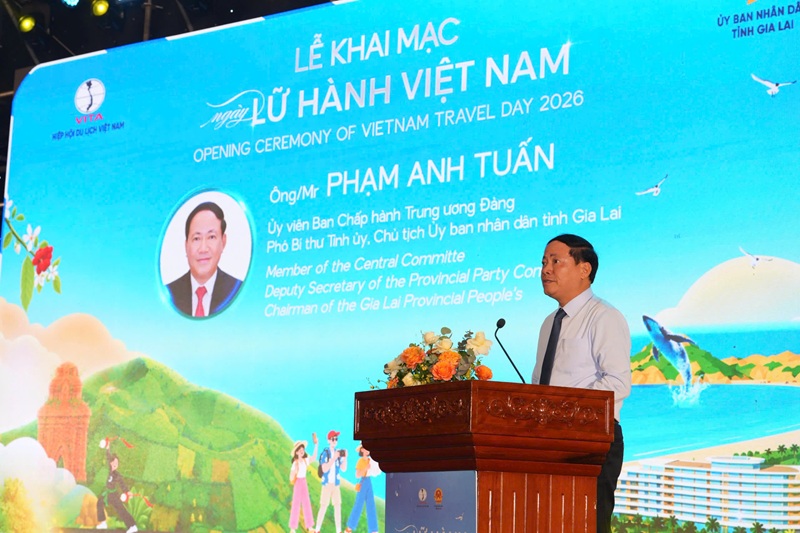 Ông Phạm Anh Tuấn, Chủ tịch UBND tỉnh Gia Lai thêm nhiều chương trình hợp tác, nhiều sản phẩm mới, nhiều hành trình mới và nhiều dòng khách mới đến với Gia Lai cũng như các điểm đến của Việt Nam.