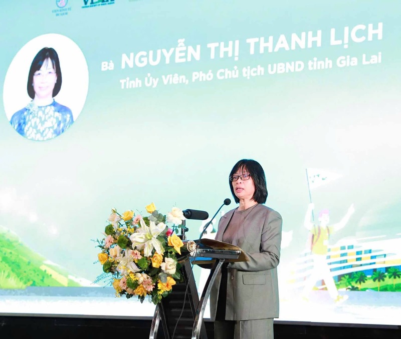 B&agrave; Nguyễn Thị Thanh Lịch, Ph&oacute; chủ tịch UBND tỉnh Gia Lai mong muốn muốn nghe doanh nghiệp n&oacute;i Gia Lai phải l&agrave;m g&igrave; để thị trường lựa chọn Gia Lai.