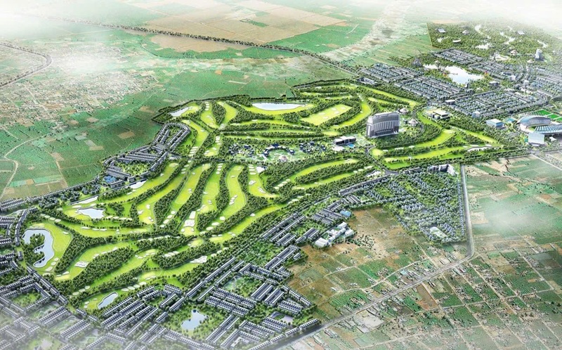 Tập đo&agrave;n FLC khởi c&ocirc;ng Quần thể đ&ocirc; thị nghỉ dưỡng giải tr&iacute; & s&acirc;n golf FLC Pleiku Golf Club & Luxury City Resort.