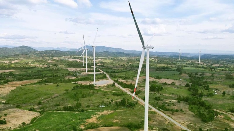 Dự án Nhà máy Điện gió Yang Trung, một trong hai dự án điện gió đã hoàn thành vào năm 2021, nhưng chưa được vận hành thương mại do gặp vướng mắc tại tỉnh Gia Lai.