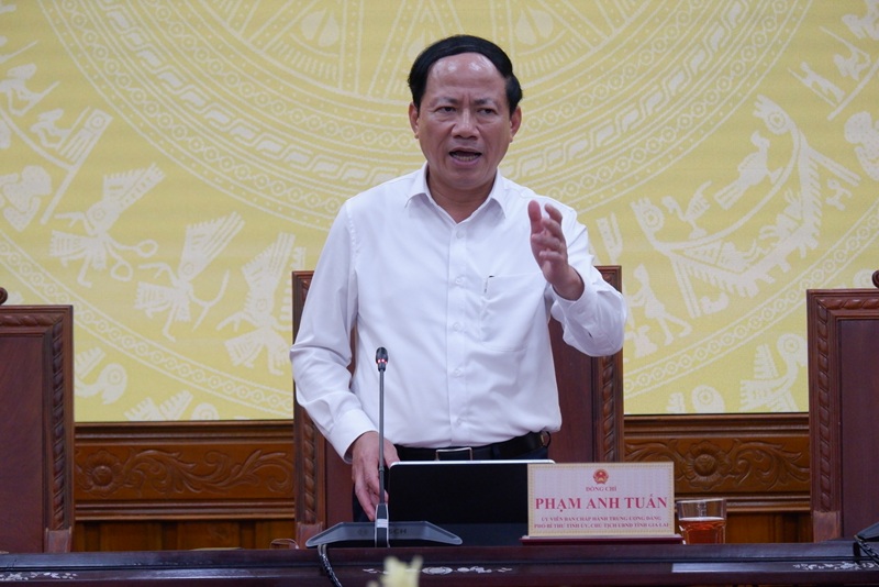 &Ocirc;ng Phạm Anh Tuấn, Chủ tịch UBND tỉnh Gia Lai đặt ra y&ecirc;u cầu cần c&oacute; chương tr&igrave;nh h&agrave;nh động trong thời gian tới.