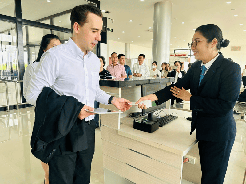 Các khâu phục vụ hành khách được vận hành thử nghiệm nhằm đảm bảo quy trình trơn tru, hiệu quả