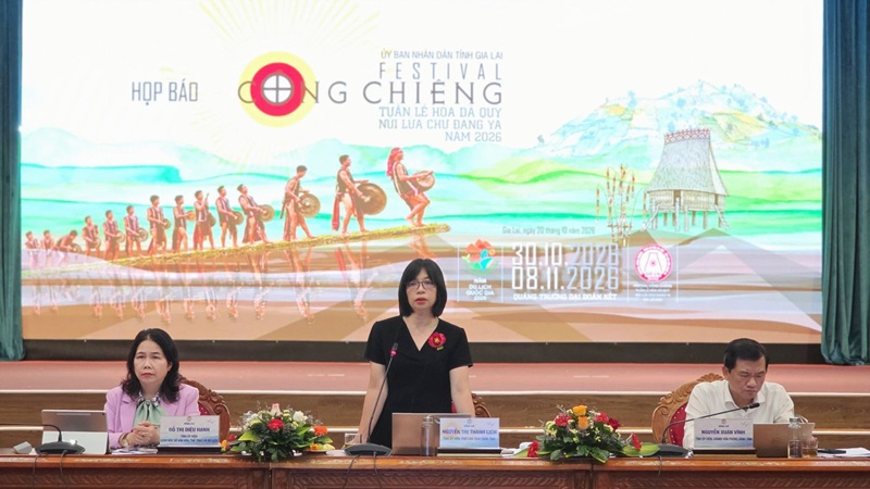 B&agrave; Nguyễn Thị Thanh Lịch, Ph&oacute; chủ tịch UBND tỉnh Gia Lai tặng qu&agrave; lưu niệm cho Chủ tịch Hội hữu nghị Nhật - Việt.