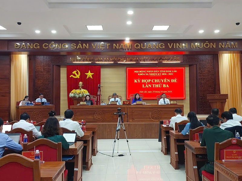 Kỳ họp chuy&ecirc;n đề lần thứ Ba của HĐND tỉnh Đắk Lắk quyết liệt th&aacute;o gỡ cho c&aacute;c Dự &aacute;n vướng mắc.