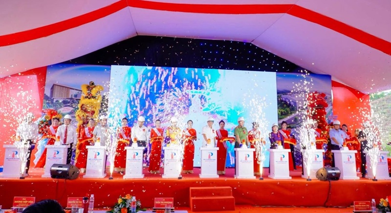 C&ocirc;ng ty Cổ phần BĐS TP Group tổ chức Lễ động thổ Dự &aacute;n Đầu tư x&acirc;y dựng v&agrave; kinh doanh hạ tầng kỹ thuật Cụm c&ocirc;ng nghiệp Canh Hiển.