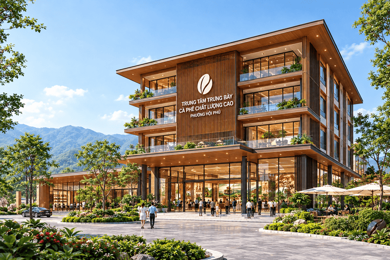 Ảnh minh họa Dự &aacute;n Trung t&acirc;m trưng b&agrave;y c&agrave; ph&ecirc; chất lượng cao 