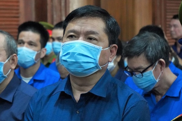 Bị cáo Đinh La Thăng trong phiên xét xử ngày 14/12