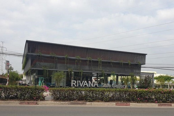 Công trình nhà mẫu của Dự án Rivana được xây dựng ngay mặt tiền Quốc lộ 13