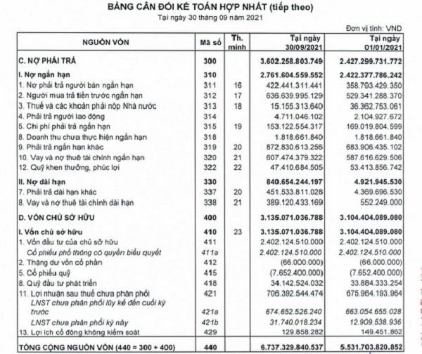 Nợ phải trả của LDG vượt vốn chủ sở hữu hơn 467 tỷ đồng