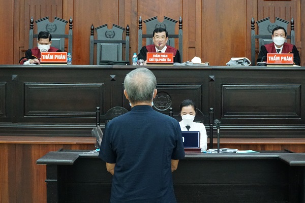 Ông Nguyễn Thành Tài, cựu Phó Chủ tịch UBND TP.HCM trả lời Hội đồng xét xử phúc thẩm