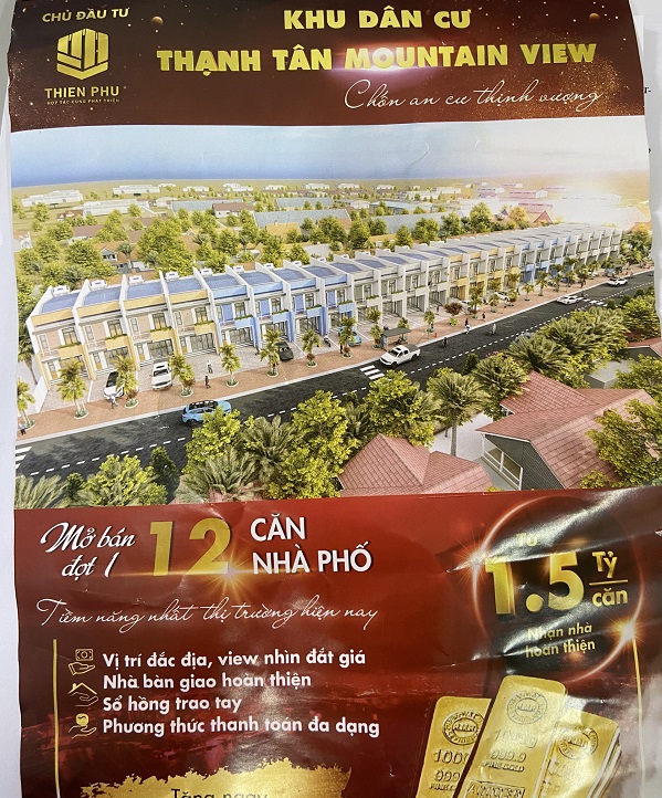 Thông tin rao bán Dự án