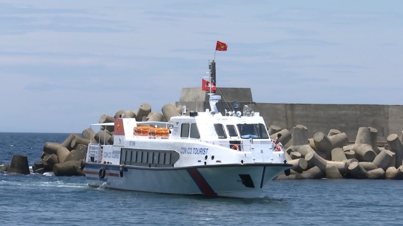 Quảng Trị đã chính thức có tàu cao tốc đưa du khách ra đảo Cồn Cỏ 