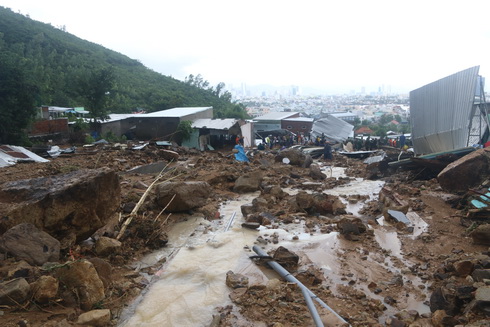 Thiệt hại sau các điểm sạt lở vách núi khiến 19 người tại TP Nha Trang thiệt mạng
