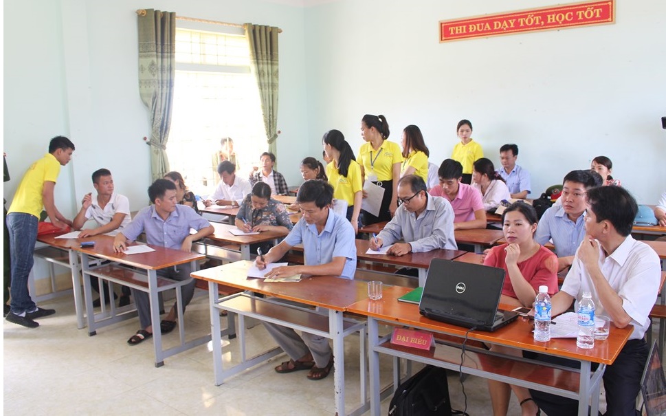 Một phiên đấu giá đất tại huyện Quỳnh Lưu, Nghệ An