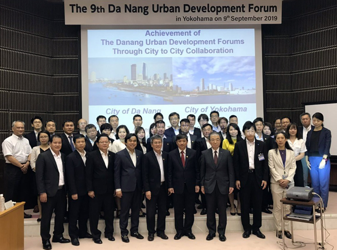 Lãnh đạo chủ chốt hai thành phố trước thềm Diễn đàn hợp tác lần thứ 9 về phát triển đô thị bền vững giữa Đà Nẵng với Yokohama