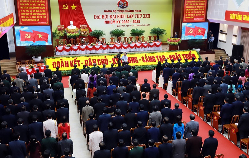 Toàn cảnh Đại hội Đảng bộ tỉnh Quảng Nam lần thứ 