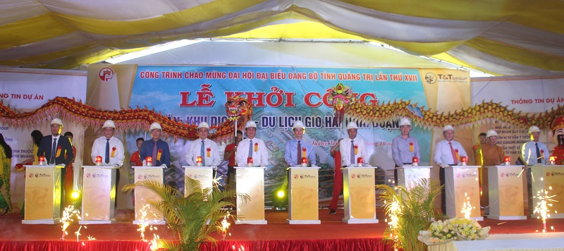 Tập đoàn T&T Group phối hợp với UBND tỉnh Quảng Trị tổ chức lễ khởi công Dự án Khu Dịch vụ - Du lịch Gio Hải