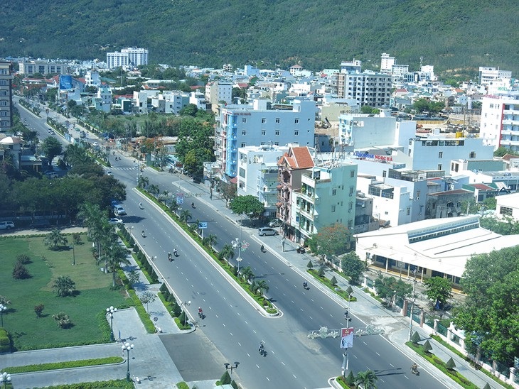 Một góc tuyến đường Xuân Diệu mở rộng, TP Quy Nhơn hiện nay