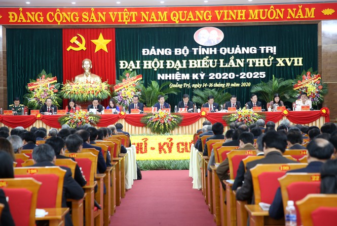 Quang cảnh Đại hội Đảng bộ tỉnh Quảng Trị lần thứ