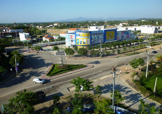 Một góc thị trấn Phú Phong, Tây Sơn, Bình Định