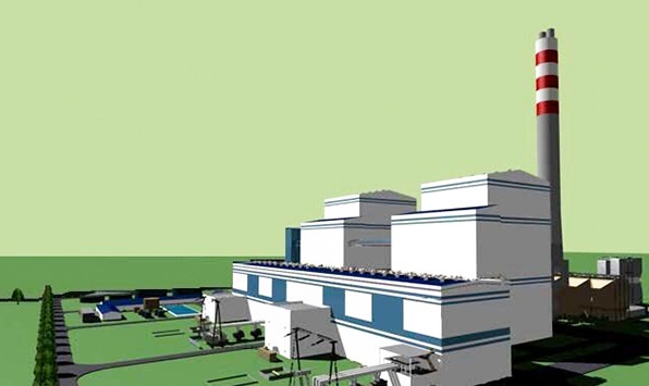 Phối cảnh Dự án Nhà máy nhiệt điện BOT Vũng Áng II