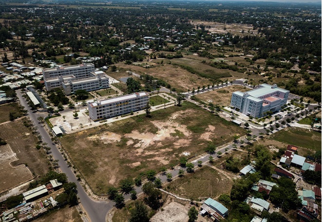 Toàn cảnh khu đất thực hiện Dự án làng đại học Đà Nẵng.