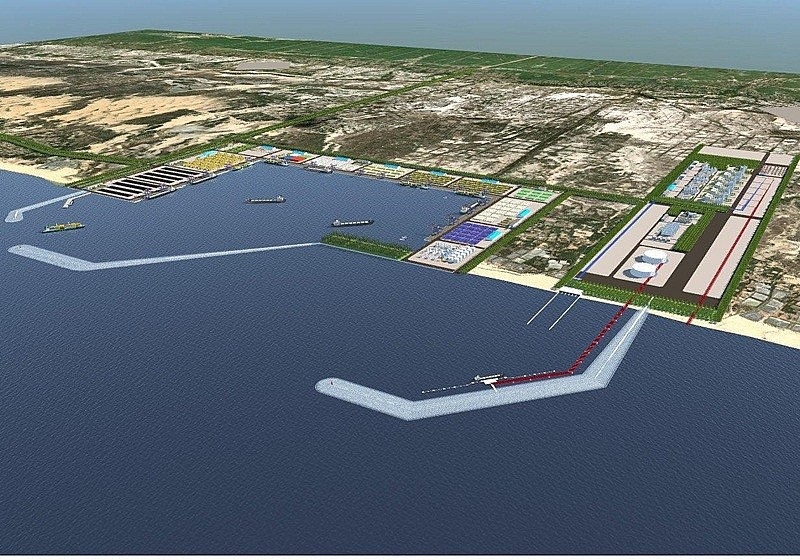 Trung tâm Điện khí LNG Hải Lăng Quảng Trị sẽ được triển khai tại khu kinh tế Đông Nam tỉnh này (Ảnh phối cảnh)