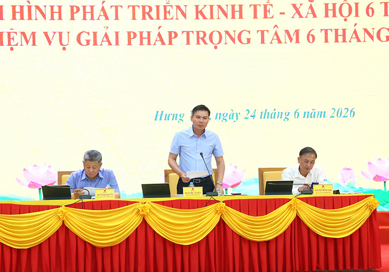 Ph&oacute; Chủ tịch Thường trực UBND tỉnh ph&aacute;t biểu tại Phi&ecirc;n họp_.jpg
