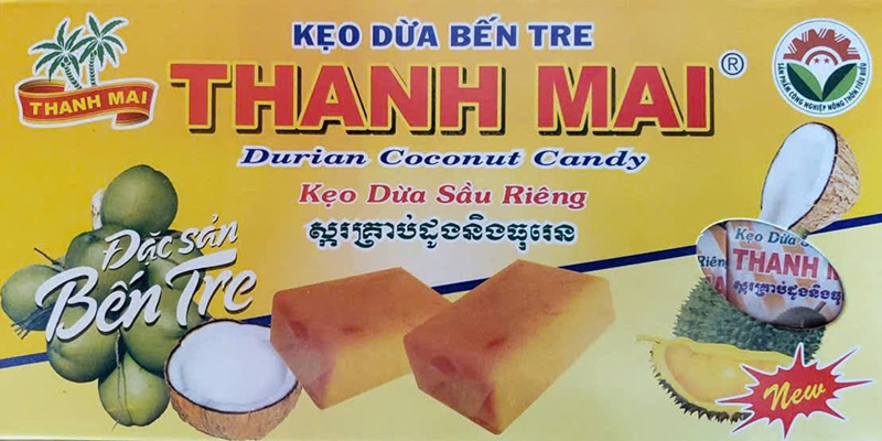 Kẹo dừa sầu ri&ecirc;ng Thanh Mai.jpg