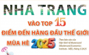 Nha Trang vào top 15 điểm đến hàng đầu thế giới mùa hè 2025