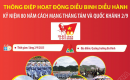 Thông điệp hoạt động diễu binh diễu hành kỷ niệm 80 năm Cách mạng tháng Tám và Quốc khánh 2/9