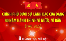 Chính phủ dưới sự lãnh đạo của Đảng 80 năm hành trình vì nước, vì dân