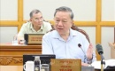 Tổng Bí thư chủ trì họp Bộ Chính trị về tiến độ sắp xếp tổ chức bộ máy và đơn vị hành chính