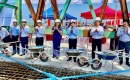 Hợp long cầu vượt sông Đáy nối Ninh Bình và Nam Định