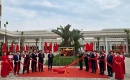 Gắn biển công trình Trung tâm Chính trị - Hành chính, Trung tâm Hội nghị - Biểu diễn TP. Hải Phòng