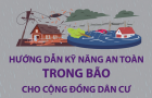 Người dân cần làm gì trong bão để bảo đảm an toàn?