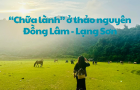 “Chữa lành” ở thảo nguyên Đồng Lâm - Lạng Sơn